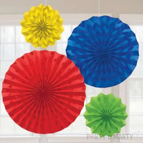 rozeta wiszaca glitter mix 4 szt