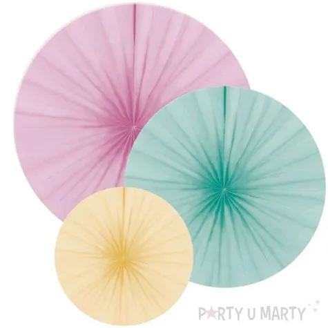 rozeta wiszaca happy birthday mix amscan 3 szt