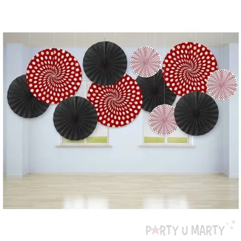 rozeta wiszaca oczko rozowa 40 cm