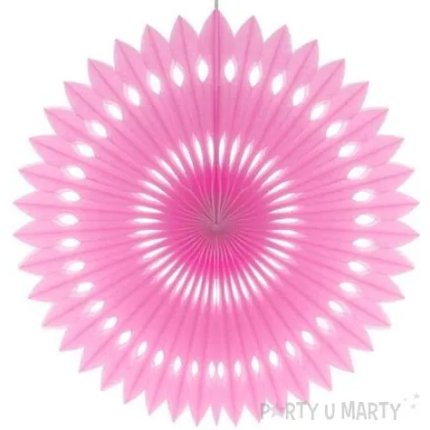 rozeta wiszaca oczko rozowa jasna godan 40 cm