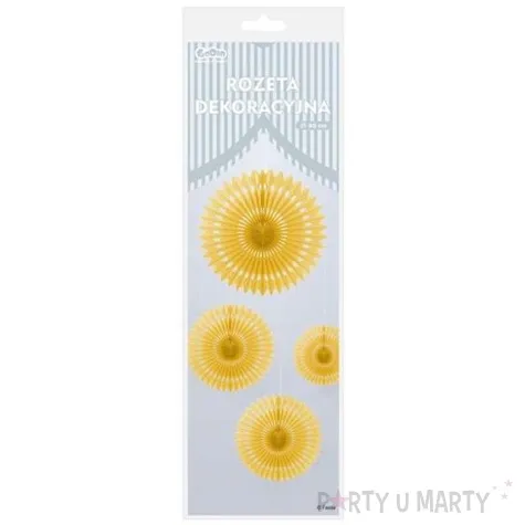 rozeta wiszaca oczko zlota 40 cm