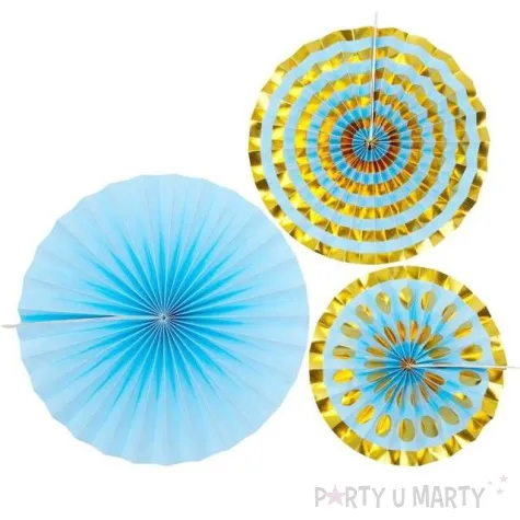 rozeta wiszaca paski niebieskie godan 3 szt