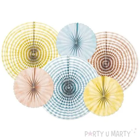 rozeta wiszaca summer time partydeco mix 6 szt