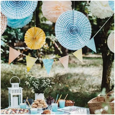 rozeta wiszaca summer time partydeco mix 6 szt