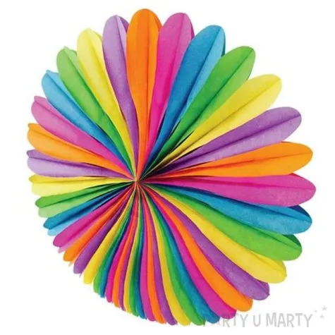 rozeta wiszaca tecza lawendowy 48 cm 2 szt