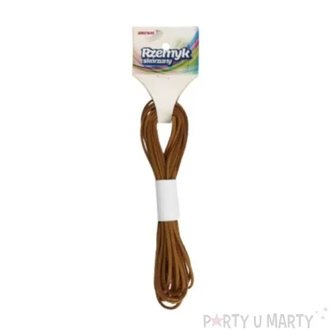 rzemyk skorzany brazowy brewis 5m