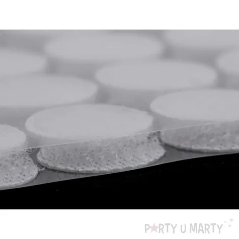 rzep samoprzylepny koleczka bialy stoklasa 15 mm 60 szt