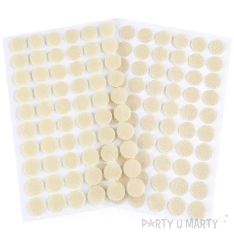 rzep samoprzylepny koleczka kremowy stoklasa 15 mm 60 szt