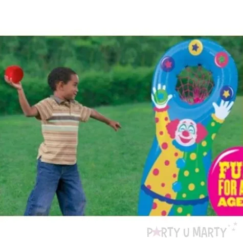 rzut do kosza dmuchany klaun amscan