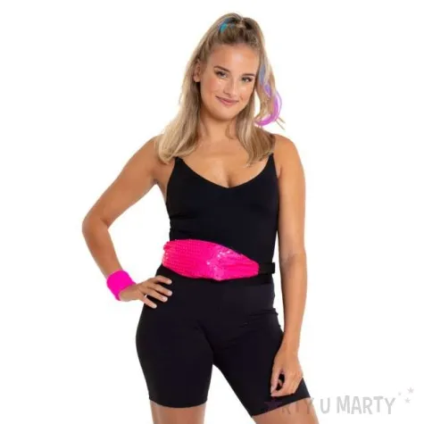 saszetka nerka neon rozowa folat