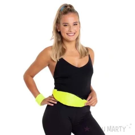 saszetka nerka neon zolty folat