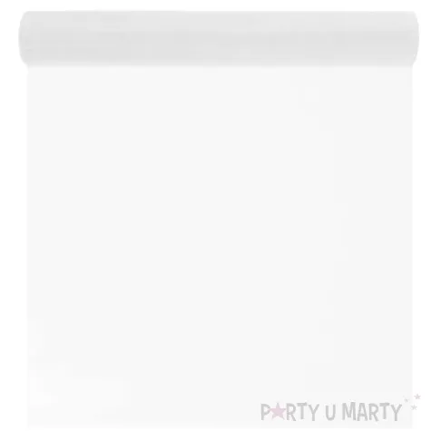 satyna gladka bialy partypal 0 36 x 9 m