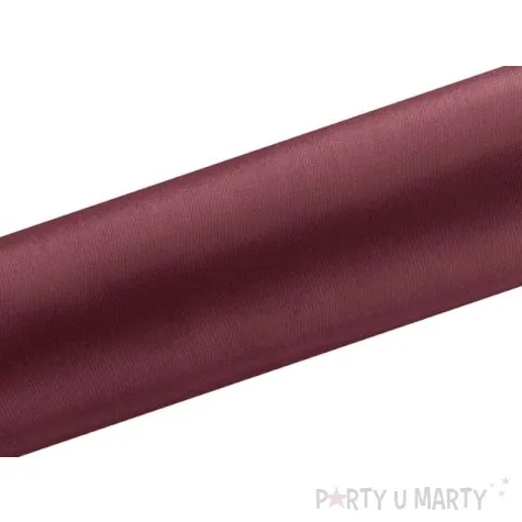 satyna gladka bordowa 0 16 x 9 m