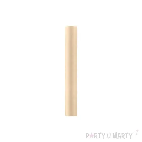 satyna gladka brzoskwiniowa jasna partydeco 0 36 x 9 m