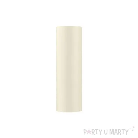 satyna gladka kremowa partydeco 0 16 x 9 m