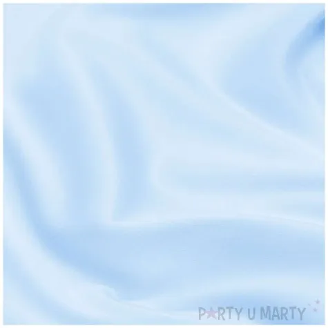 satyna gladka niebieski jasny partypal 0 16 x 9 m