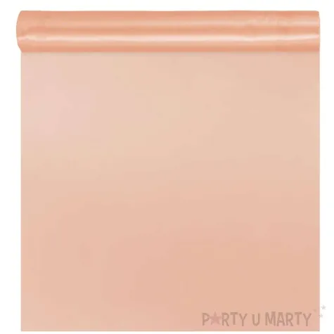 satyna gladka rozowe zloto partypal 0 36 x 9 m