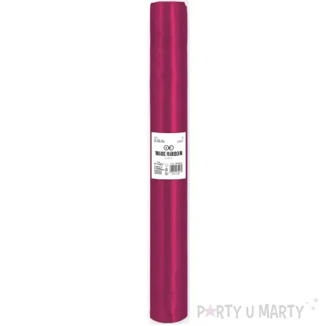 satyna gladka rozowy ciemny partypal 0 36 x 9 m