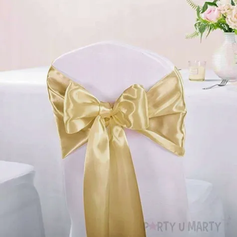 satyna gladka zlota partydeco 0 16 x 9 m