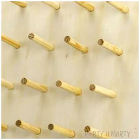 sciana na donuty classic naturalny partydeco 1szt