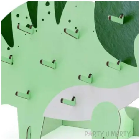 sciana na donuty dino fun triceratops partydeco 23x38cm