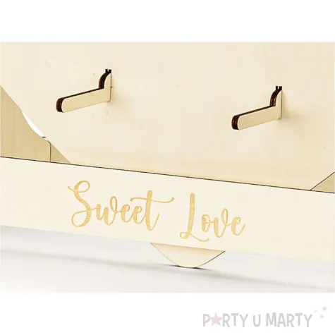 sciana na donuty serce partydeco 65x59 cm