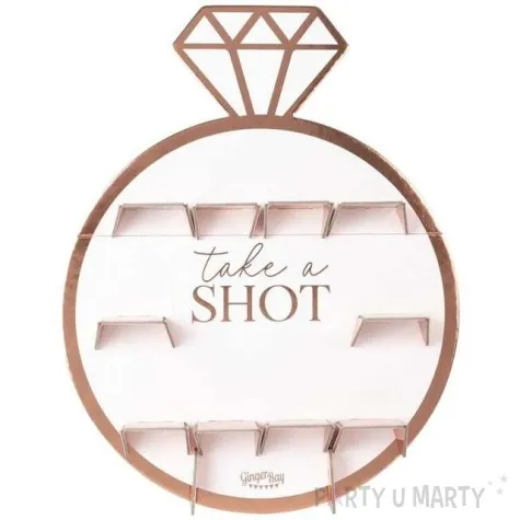 sciana na shoty shot rozowo zlota godan 40x69cm