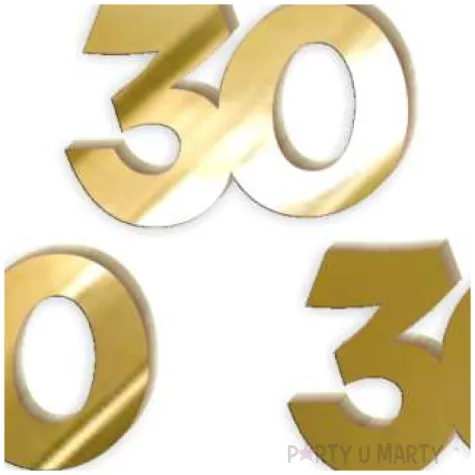scrapki akrylowe liczba 30 mini zlote lustrzane 35x25 mm 3 szt