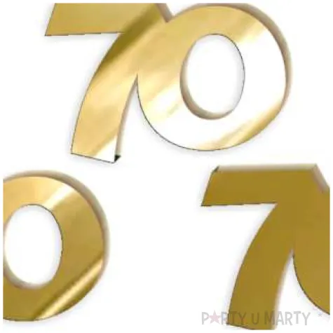 scrapki akrylowe liczba 70 mini zlote lustrzane 35x25 mm 3 szt