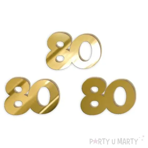 scrapki akrylowe liczba 80 mini zlote lustrzane 35x25 mm 3 szt