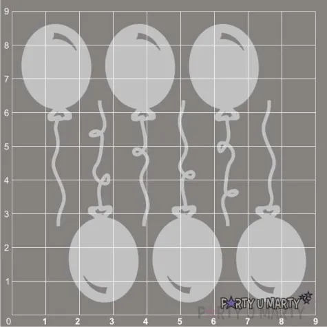 scrapki beermata balonik 20x60 mm 6 szt