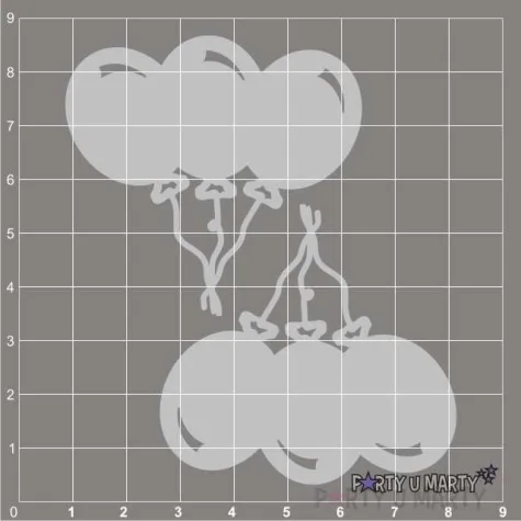 scrapki beermata baloniki 55x52 mm 2 szt