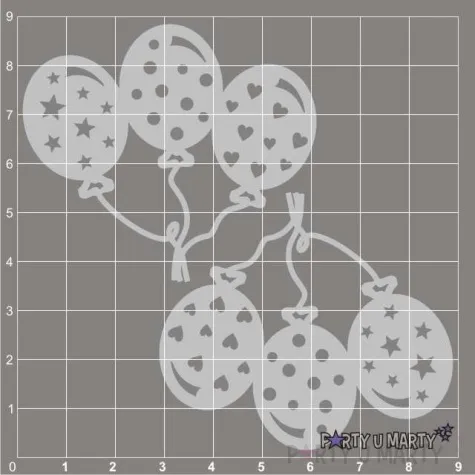 scrapki beermata baloniki 60x52 mm 2 szt