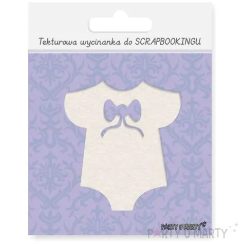 scrapki beermata body z kokardka 63x70 mm