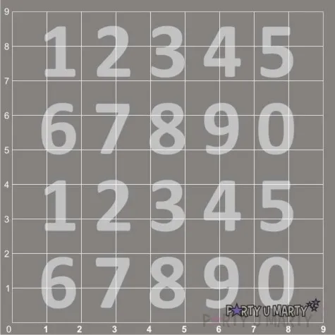 scrapki beermata cyferki 0 9 classic 15 mm 20 szt