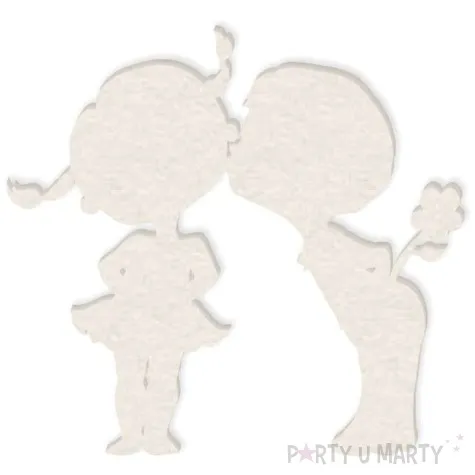 scrapki beermata dzieciaczki z kwiatkiem 69x64 mm