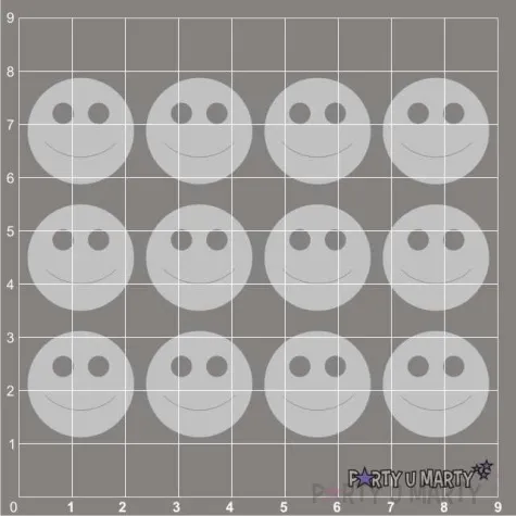 scrapki beermata emotek smile 20x20 mm 12 szt