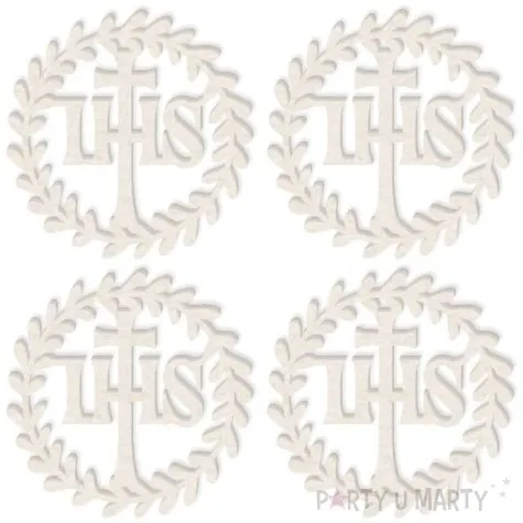 scrapki beermata hostia ihs laur 45x45 mm 4 szt