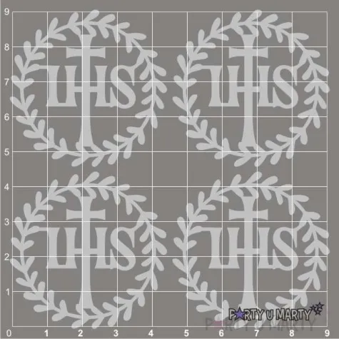 scrapki beermata hostia ihs laur 45x45 mm 4 szt