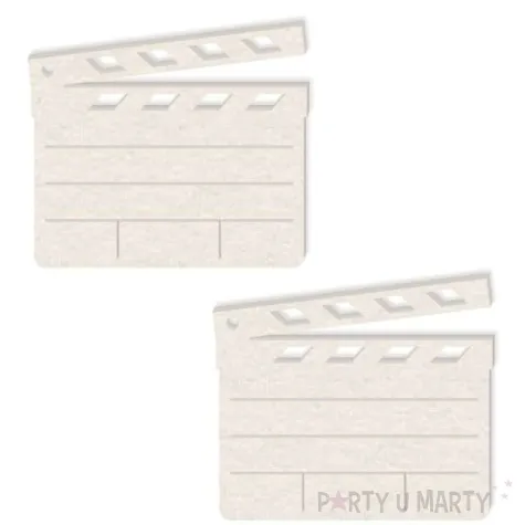 scrapki beermata klaps filmowy 45x39 mm 2 szt