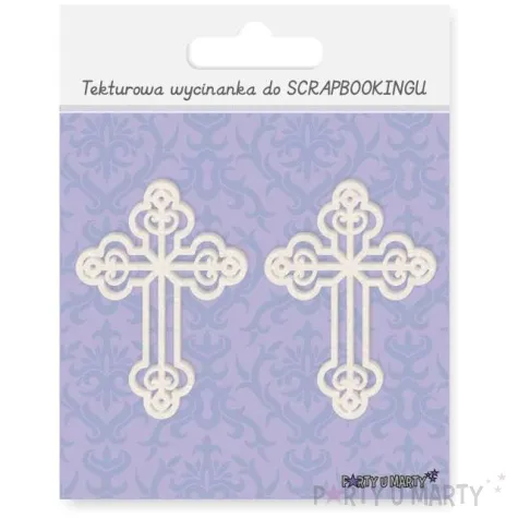 scrapki beermata krzyz art line 50x70 mm 2 szt