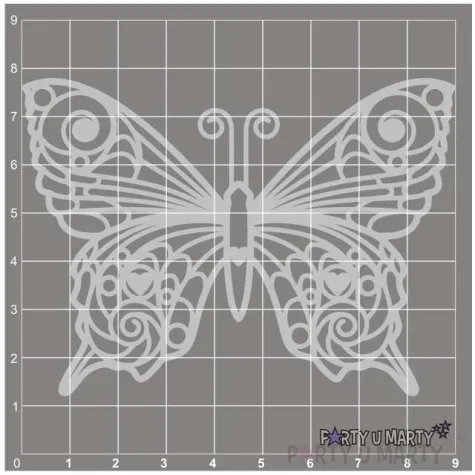 scrapki beermata motyl dorado 90x66 mm