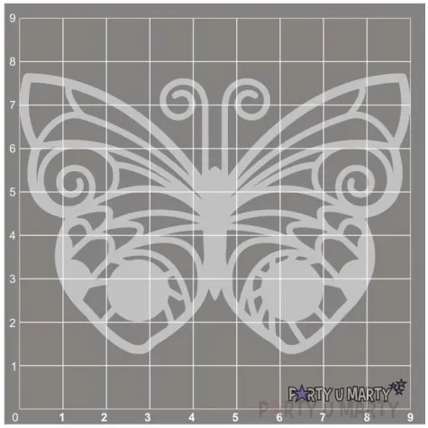 scrapki beermata motyl gemini 90x64 mm