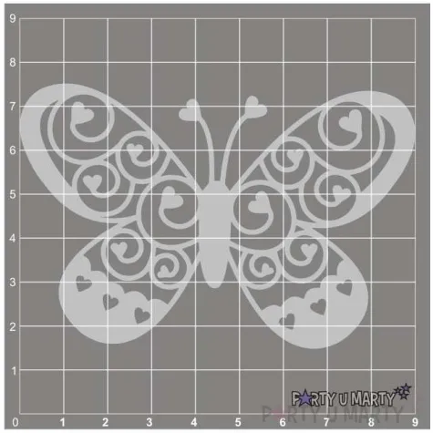 scrapki beermata motyl lupus 90x60 mm