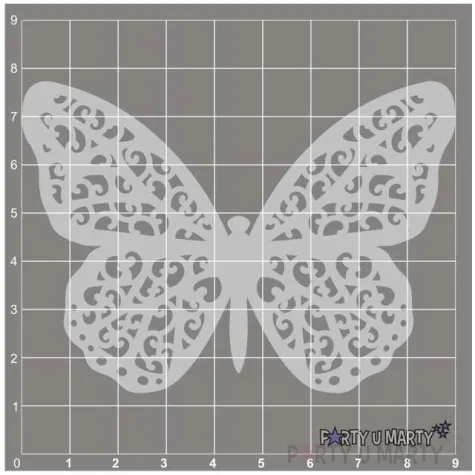 scrapki beermata motyl orion 90x64 mm