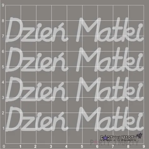 scrapki beermata napis dzien matki 90x16 mm 4 szt