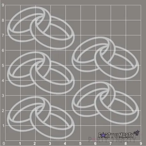 scrapki beermata obraczki konturowe 45x28 mm 5 szt