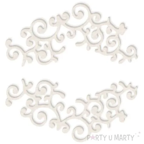 scrapki beermata ornament double pavo 84x40 mm 2 szt