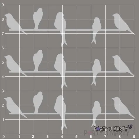 scrapki beermata ptaszki na drucie 92x27 mm 3 szt