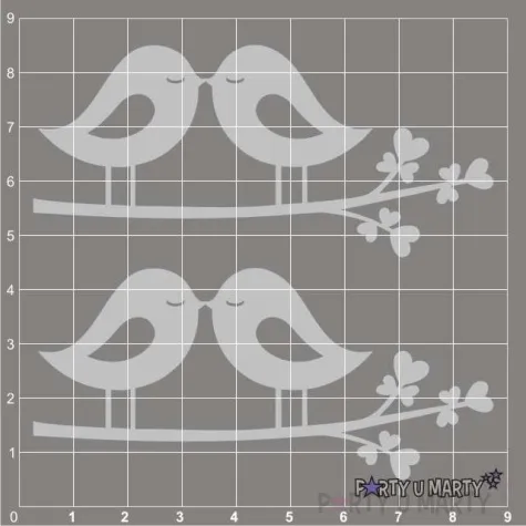 scrapki beermata ptaszki na galezi 84x39 mm